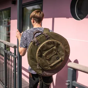 Housse Cymb Meinl 22" Waxed Canvas Collection - Forest Green