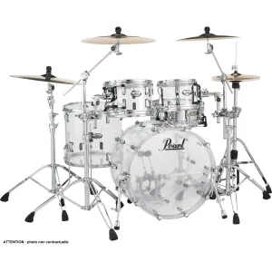 PEARL Crystal Beat Batterie 20"/4pcs Ultra Clear