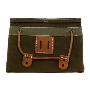 Pochette Tackle Instrument Rangement - En Toile Ciree - Green