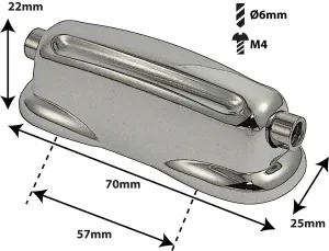 Coquille Sparedrum GC Entre-Axe = 57mm (X1)