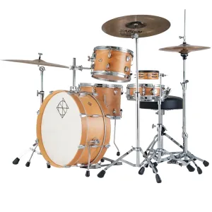 DIXON Little Roomer Batterie 20"/4pcs Satin Natural Lacquer