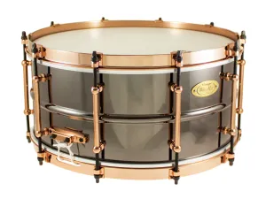 WORLDMAX Black Dawg Caisse Claire 14"x 6.5" Laiton Aztec Gold Vintage