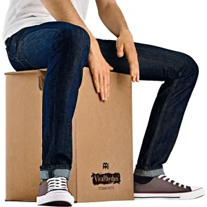 MEINL VR-CAJ-SO Cajon Viva Rhythm Facade Striped Onyx 