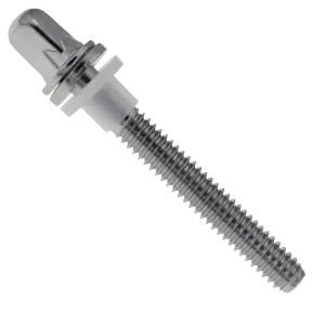 Rondelle Danmar Nylon - White - 100Pcs