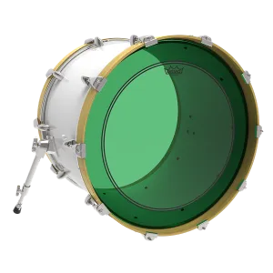 REMO Colortone 22" Powerstroke 3 Bass Green