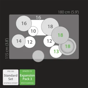 EFNOTE Pro 503 Batterie Power Set