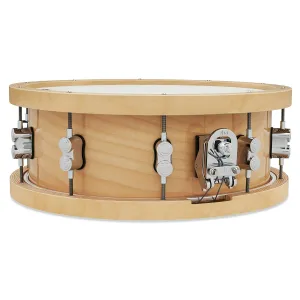 PDP Concept Series Caisse Claire 14"x 5.5" Natural Wood Hoop 20-Ply