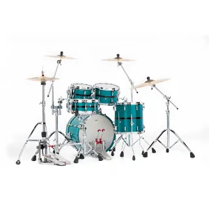 PEARL Masters Maple Pure Batterie 20"/4pcs Aqua Turquoise Stripe (Gyrolock-L)