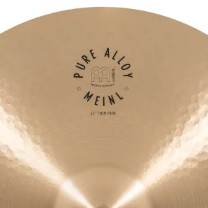 MEINL Pure Alloy 22" Thin Ride