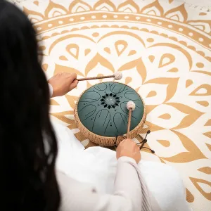 Tongue Drum Meinl Sonic Energy Octave Steel- Fa#-Min- Dark Green