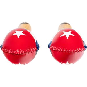 Maracas Meinl Rawhide Traditional - Cuba Flag