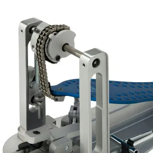DW CPMCDBL Pedale Grosse Caisse Simple MFG Chain Drive Cobalt