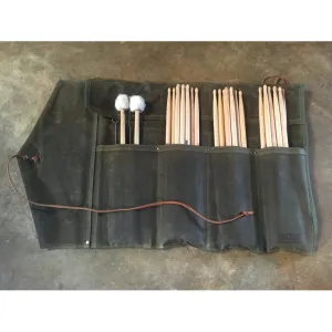 Housse Baguettes Tackle Instrument Rool Up - Waxed Canvas - Green