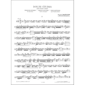 Methode Jacques Delecluse - 12 Etudes Pour Caisse-Claire