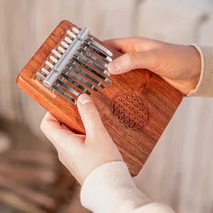 Kalimba Meinl Sonic Energy 10 Lames Redwood - Do Maj - Flower Of Life