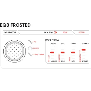 EVANS EQ3 26" Bass Frosted