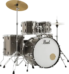 PEARL Roadshow Batterie 22"/5pcs Pack Sabian 2 Cymbales Bronze Metallic