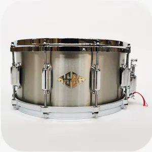 Caisse Claire Asba 14 X 6.5" Metal - Inox Brush Hammered Lacquer