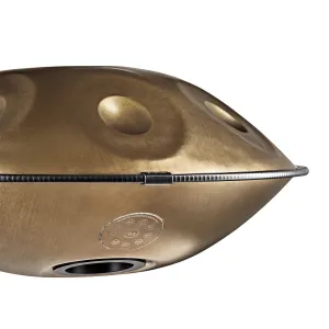 Handpan Meinl Sonic Energy D Amara - 10 Notes - Vintage Gold
