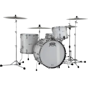 PEARL President Phenolic Batterie 22"/3pcs Pearl White Oyster