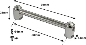SPAREDRUM Coquille Tube Lug Double Tirant 88mm