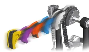 PEARL P2050CF Pedale Grosse Caisse Simple Eliminator Redline Light