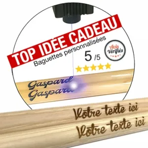 BAGUETTERIE Personnalisation Baguettes Gravure Laser