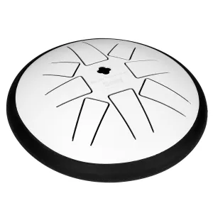 Tongue Drum Sela Melody 6" - G Min - White