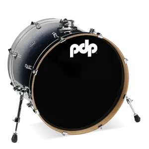 PDP Concept Maple Batterie 22"/5pcs Silver/Black Fade Lacquer