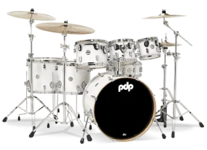 PDP Concept Maple Batterie 22"/7pcs Pearlescent White Lacquer