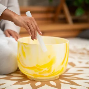 Bol Meinl Sonic Energy Marble Crystal 10"- E4 - Solarplexus. Yellow