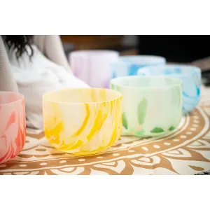 MEINL SONIC ENERGY Bol Marble Crystal 10"- D4 - Sacral. Orange