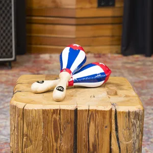 Maracas Meinl Rawhide Traditional - Cuba Flag