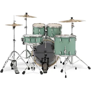 PDP Concept Maple Batterie 22"/5pcs Satin Seafoam