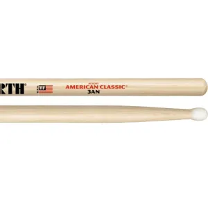 VIC FIRTH 3A American Classic Hickory Nylon