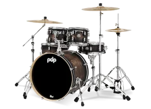 PDP Concept Maple Batterie 22"/5pcs Satin Charcoal Burst