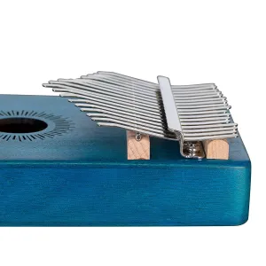 Kalimba Sela 17 Lames Hollow Mahogany - Blue