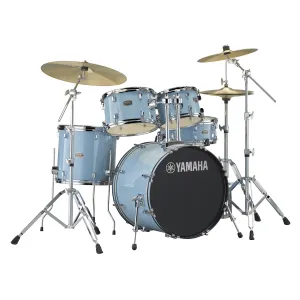 YAMAHA Rydeen Batterie 20"/5Pcs Gloss Pale Blue + Cymbales