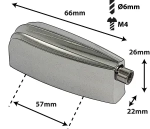 Coquille Sparedrum GC Entre-Axe = 57mm (X1)