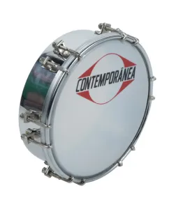 Tamborim Contemporanea 06 Metal Chrome - 12 Tirants
