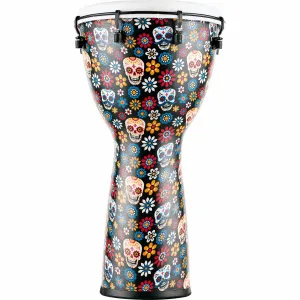 Djembe Meinl 12" Synthetic Alpine Series - Day Of The Dead