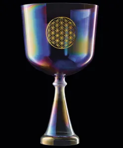 Calice Meinl Sonic Energy 08" Heart Chakra - Purple - Flower Of Life