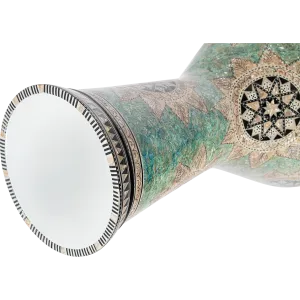 Darbouka Meinl 8 3/4" Artisan Edition Egypt - White Pearl/Mosaic Quee