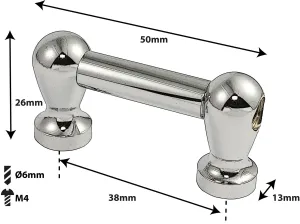 Coquille Spare Drum Tube Lug - GC - 38Mm
