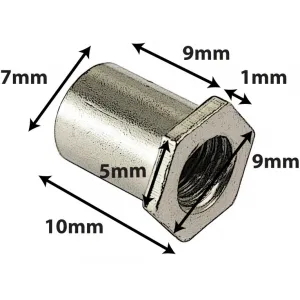 Cheminee Sparedrum Hexagonale Snhe10B 10mm - Laiton (X4)