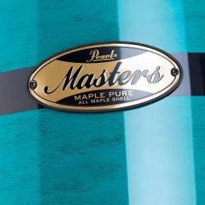 PEARL Masters Maple Pure Batterie 22"/4pcs Aqua Turquoise Stripe (Glock Std)