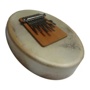 Kalimba Hokema Sansula 9 Lames Deluxe - Peau Animal