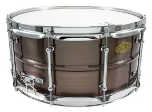 WORLDMAX Black Dawg Caisse Claire 14"x 6.5" Laiton Brushed Red Copper