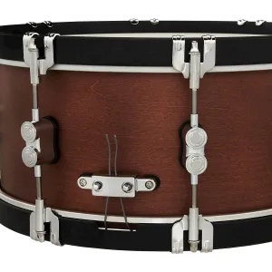 PDP Concept Classic Caisse Claire 14"x 6.5" Oxblood Stain/Ebony Hoop