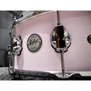 DS DRUMS Rebel Custom Caisse Claire 14"x 6" Birch/Mahogany White Pink